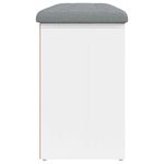 Casa si Gradina - Mobilier - Organizare si depozitare - Bancute - Banca de pantofi, alb, 102x32x50 cm, lemn prelucrat, - Infinity.ro