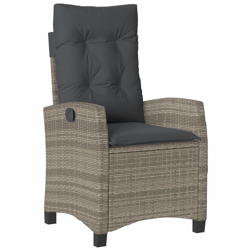 Casa si Gradina - Gradina si terasa - Mobilier exterior - Seturi mobila gradina - Set mobilier de gradina cu perne, 5 piese, gri, poliratan - Infinity.ro