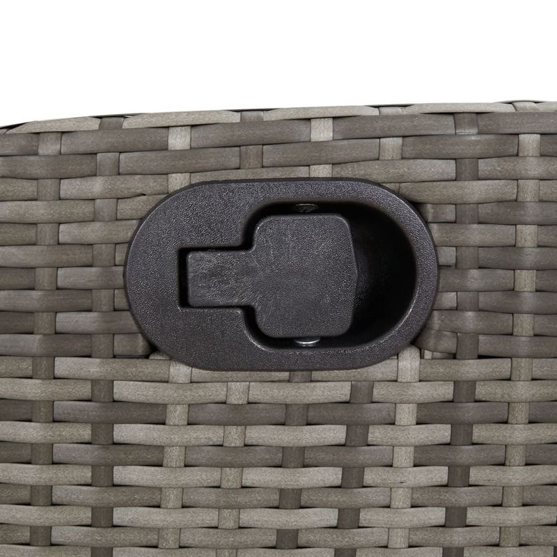 Casa si Gradina - Gradina si terasa - Mobilier exterior - Seturi mobila gradina - Set mobilier de gradina cu perne, 5 piese, gri, poliratan - Infinity.ro