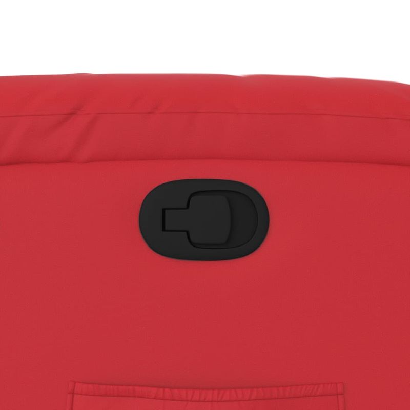 Casa si Gradina - Mobilier - Scaune si fotolii - Fotolii - Fotoliu rabatabil cu ridicare, rosu, piele ecologica - Infinity.ro