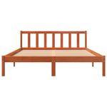 Casa si Gradina - Mobilier - Paturi si accesorii - Paturi - Cadru de pat, maro ceruit, 160x200 cm, lemn masiv de pin - Infinity.ro