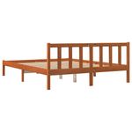 Casa si Gradina - Mobilier - Paturi si accesorii - Paturi - Cadru de pat, maro ceruit, 160x200 cm, lemn masiv de pin - Infinity.ro