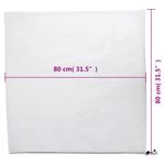Casa si Gradina - Gradinarit si plante - Unelte gradinarit - Accesorii pentru unelte gradinarit - Huse de fleece pentru plante cu snur 4 buc 70 g/m² 0,8x0,8 m, alb - Infinity.ro