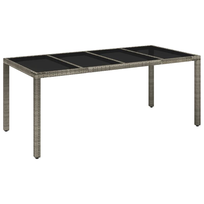 Casa si Gradina - Gradina si terasa - Mobilier exterior - Seturi mobila gradina - Set mobilier de gradina cu perne, 7 piese, gri, poliratan - Infinity.ro