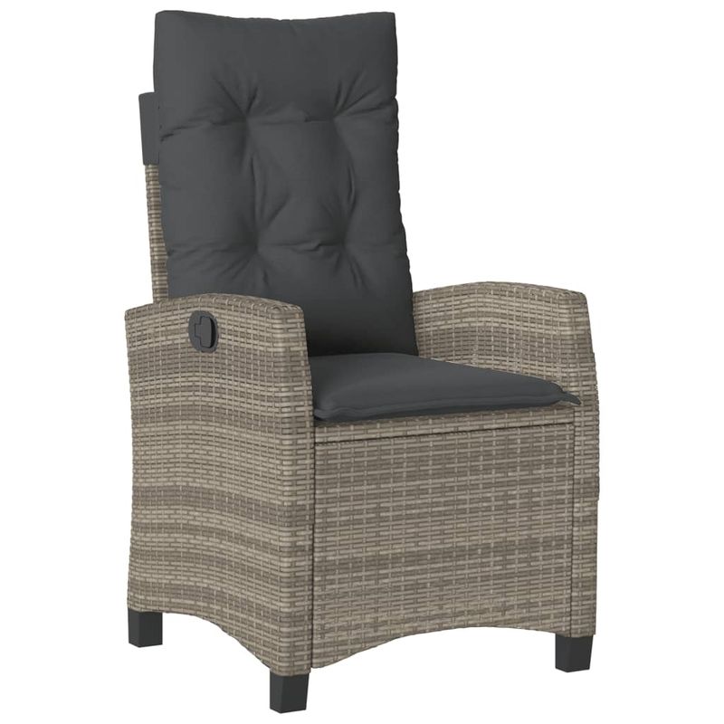 Casa si Gradina - Gradina si terasa - Mobilier exterior - Seturi mobila gradina - Set mobilier de gradina cu perne, 7 piese, gri, poliratan - Infinity.ro