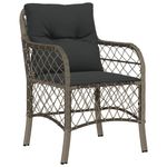 Casa si Gradina - Gradina si terasa - Mobilier exterior - Seturi mobila gradina - Set mobilier gradina cu perne, 9 piese, gri, poliratan - Infinity.ro
