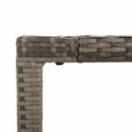 Casa si Gradina - Gradina si terasa - Mobilier exterior - Seturi mobila gradina - Set mobilier gradina cu perne, 9 piese, gri, poliratan - Infinity.ro