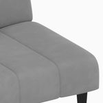 Casa si Gradina - Mobilier - Canapele si coltare - Canapele - Canapea extensibila cu 2 locuri, gri deschis, catifea - Infinity.ro