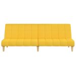 Casa si Gradina - Mobilier - Canapele si coltare - Canapele - Canapea extensibila cu 2 locuri, galben, material textil - Infinity.ro