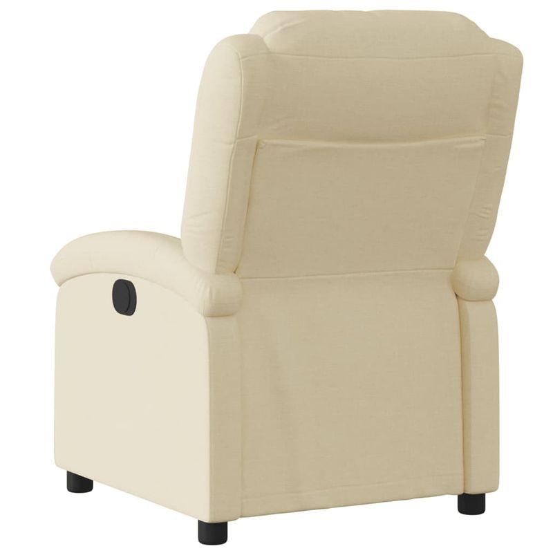 Casa si Gradina - Mobilier - Scaune si fotolii - Fotolii - Fotoliu rabatabil electric, crem, material textil - Infinity.ro