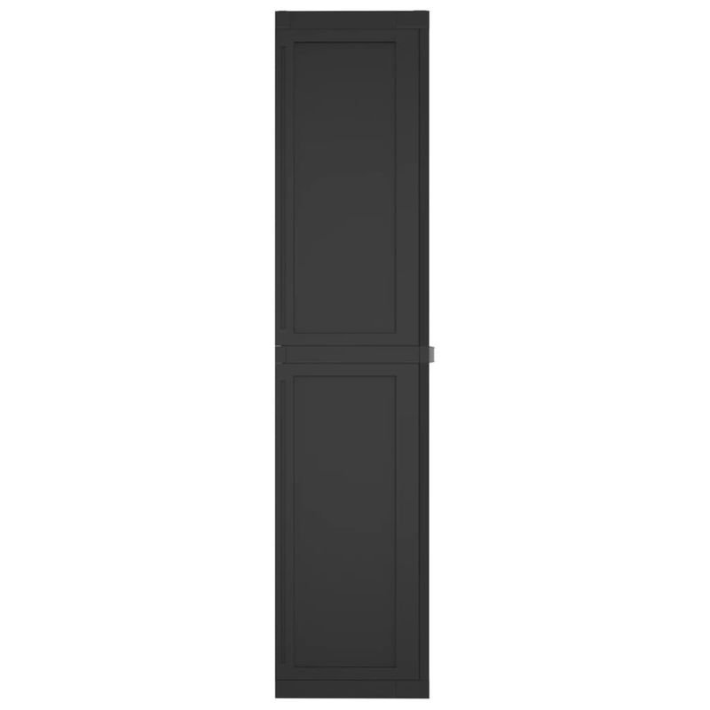 Casa si Gradina - Mobilier - Dulapuri si sifoniere - Dulapuri - Dulap depozitare de exterior, negru, 97x37x165 cm, PP - Infinity.ro