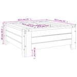 Casa si Gradina - Gradina si terasa - Umbrele si pavilioane - Umbrele - Masca pentru suport de umbrela, alb, lemn masiv de pin - Infinity.ro