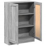 Casa si Gradina - Mobilier - Biblioteci si rafturi - Biblioteci - Biblioteca, gri sonoma, 82,5x30,5x115 cm, lemn prelucrat - Infinity.ro
