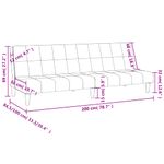 Casa si Gradina - Mobilier - Canapele si coltare - Canapele - Canapea extensibila cu 2 locuri, negru, catifea - Infinity.ro