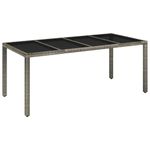 Casa si Gradina - Gradina si terasa - Mobilier exterior - Seturi mobila gradina - Set mobilier de gradina cu perne, 7 piese, gri, poliratan - Infinity.ro