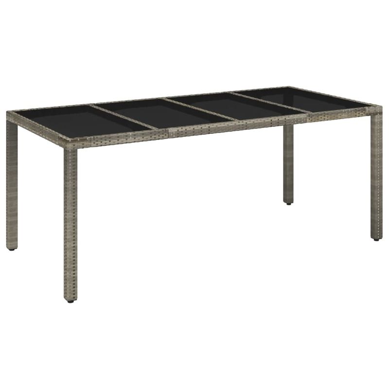 Casa si Gradina - Gradina si terasa - Mobilier exterior - Seturi mobila gradina - Set mobilier de gradina cu perne, 7 piese, gri, poliratan - Infinity.ro