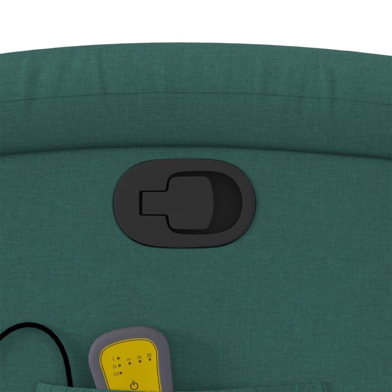 Ingrijire personala si Cosmetice - Sanatate si wellness - Articole wellness - Fotolii de masaj - Fotoliu de masaj rabatabil, verde inchis, material textil - Infinity.ro