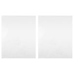 Casa si Gradina - Constructii - Ferestre si accesorii - Accesorii ferestre - Folii autoadezive pentru oglinda, 2 buc., 90x200 cm, PET - Infinity.ro