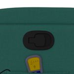 Ingrijire personala si Cosmetice - Sanatate si wellness - Articole wellness - Fotolii de masaj - Fotoliu de masaj rabatabil, verde inchis, material textil - Infinity.ro