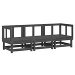 Casa si Gradina - Gradina si terasa - Mobilier exterior - Canapele si fotolii gradina - Set mobilier de gradina, 3 piese, gri, lemn masiv de pin - Infinity.ro
