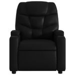 Casa si Gradina - Mobilier - Scaune si fotolii - Fotolii - Fotoliu rabatabil electric, negru, piele ecologica - Infinity.ro