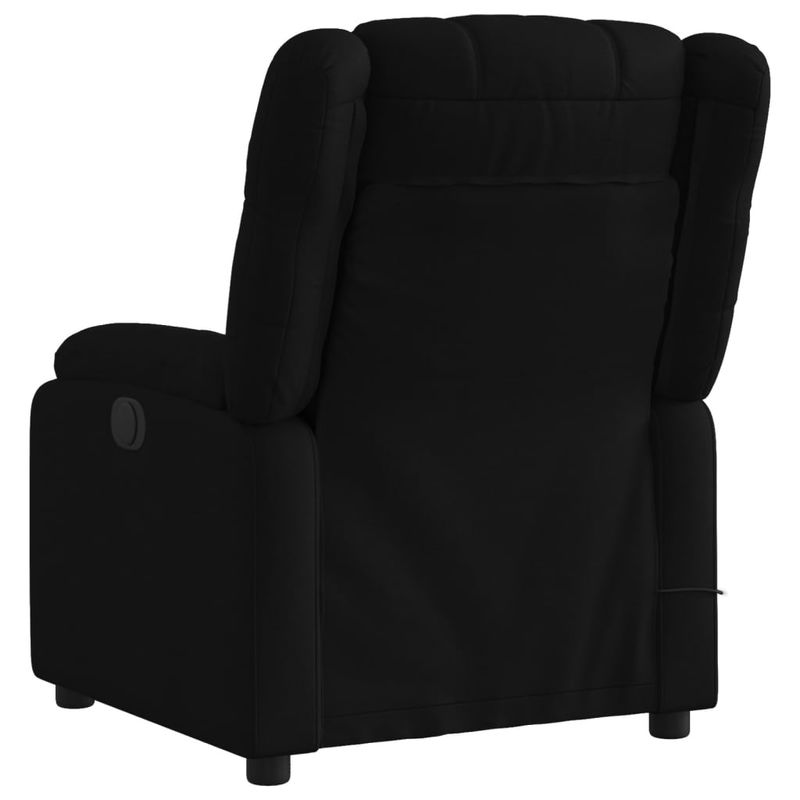 Ingrijire personala si Cosmetice - Sanatate si wellness - Articole wellness - Fotolii de masaj - Fotoliu electric de masaj rabatabil, negru, textil - Infinity.ro