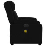 Ingrijire personala si Cosmetice - Sanatate si wellness - Articole wellness - Fotolii de masaj - Fotoliu electric de masaj rabatabil, negru, textil - Infinity.ro