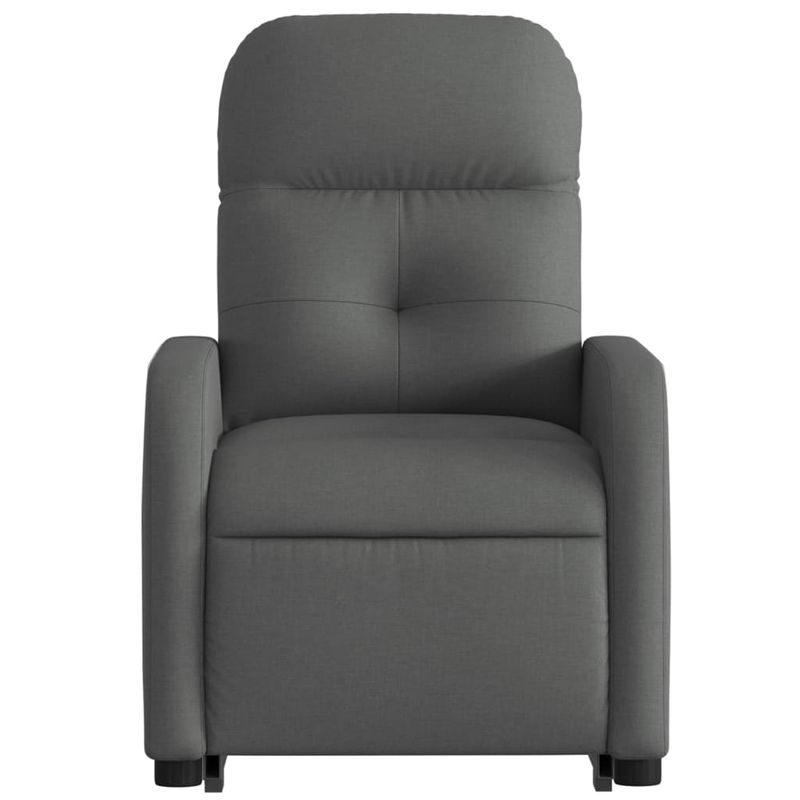 Casa si Gradina - Mobilier - Scaune si fotolii - Fotolii - Fotoliu electric rabatabil cu ridicare, gri inchis, textil - Infinity.ro