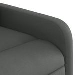 Casa si Gradina - Mobilier - Scaune si fotolii - Fotolii - Fotoliu electric rabatabil cu ridicare, gri inchis, textil - Infinity.ro
