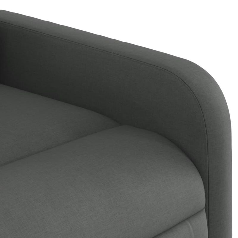 Casa si Gradina - Mobilier - Scaune si fotolii - Fotolii - Fotoliu electric rabatabil cu ridicare, gri inchis, textil - Infinity.ro