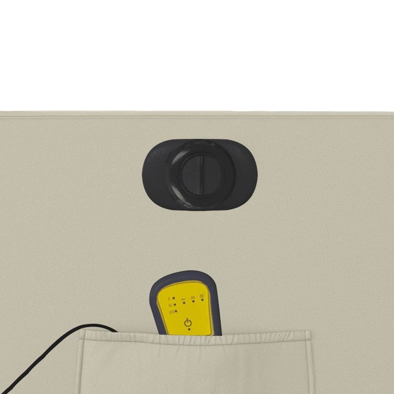 Casa si Gradina - Mobilier - Scaune si fotolii - Fotolii - Fotoliu electric masaj rabatabil cu ridicare, crem - Infinity.ro