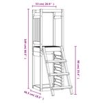 Jucarii, Copii si Bebe - Jucarii si jocuri - Jucarii de exterior - Spatii de joaca si accesorii - Set de joaca de exterior, 53x46,5x169 cm, lemn masiv douglas - Infinity.ro