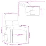 Ingrijire personala si Cosmetice - Sanatate si wellness - Articole wellness - Fotolii de masaj - Fotoliu de masaj rabatabil, rosu vin, material textil - Infinity.ro