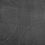 Casa si Gradina - Textile si covoare - Covoare - Covoare casa - Covor "IZA" aspect scandinav, cu fire scurte, antracit, Ø 80 cm - Infinity.ro