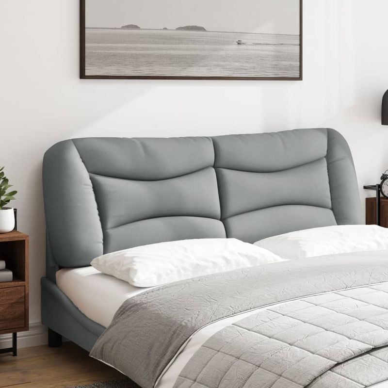 Casa si Gradina - Mobilier - Paturi si accesorii - Accesorii paturi - Tablie de pat Gri Sonoma 140 cm Lemn compozit - Infinity.ro