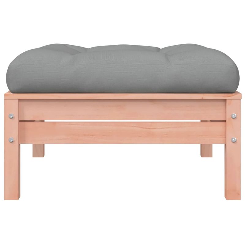 Casa si Gradina - Gradina si terasa - Mobilier exterior - Canapele si fotolii gradina - Canapea de gradina cu perne și taburet, 2 locuri, douglas natural, model canapea cu 3 locuri - Infinity.ro