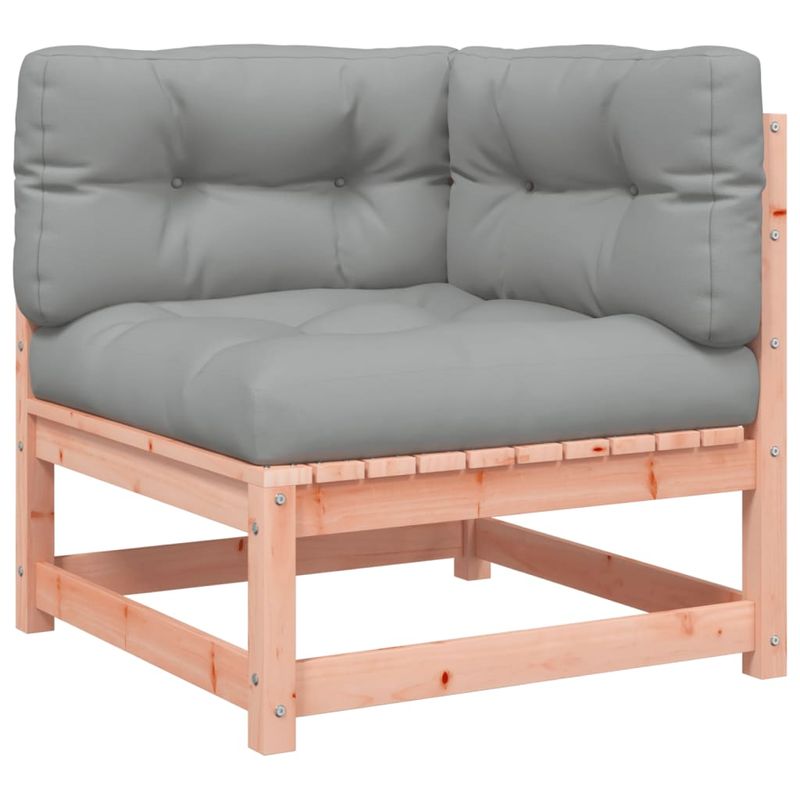 Casa si Gradina - Gradina si terasa - Mobilier exterior - Canapele si fotolii gradina - Canapea de gradina cu perne si 2 locuri, lemn masiv douglas - Infinity.ro