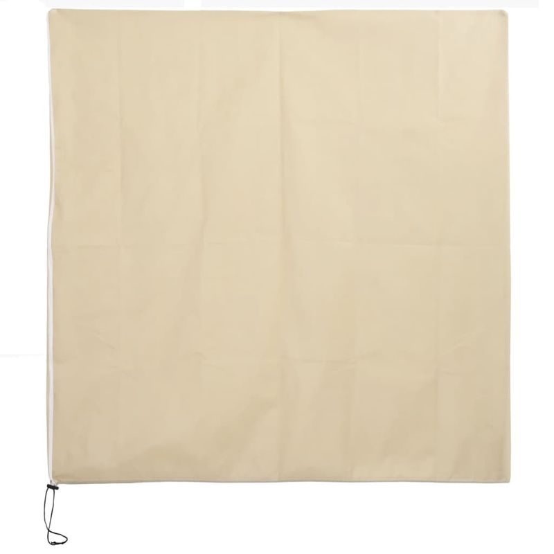 Casa si Gradina - Gradinarit si plante - Unelte gradinarit - Accesorii pentru unelte gradinarit - Protectie de fleece plante cu fermoar 2 buc 70 g/m² 1,55x1,55 m, bej - Infinity.ro