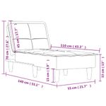 Casa si Gradina - Mobilier - Scaune si fotolii - Scaune - Sezlong, gri deschis, material textil - Infinity.ro