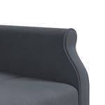 Casa si Gradina - Mobilier - Canapele si coltare - Canapele - Canapea extensibila in forma de L gri 271x140x70 cm catifea - Infinity.ro