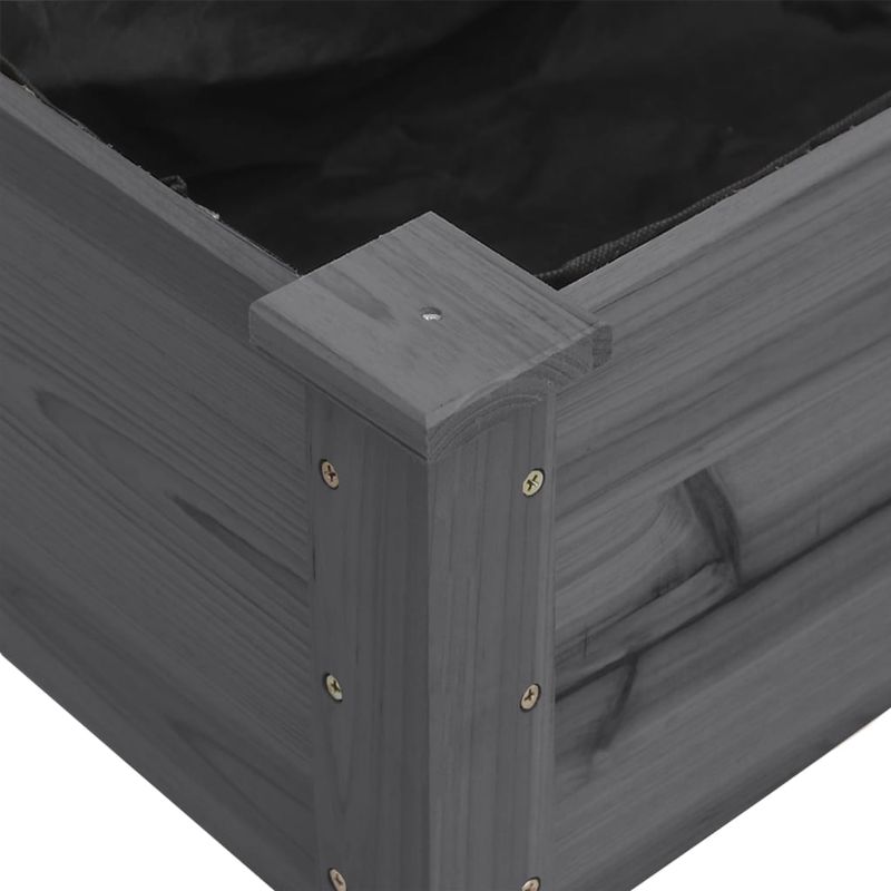 Casa si Gradina - Gradinarit si plante - Plante si ghivece - Ghivece si suporturi - Jardiniera cu captuseala 118x59x80cm lemn masiv de brad - Infinity.ro
