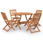 Casa si Gradina - Gradina si terasa - Mobilier exterior - Seturi mobila gradina - Set mobilier de gradina, 5 piese, lemn masiv de acacia - Infinity.ro