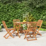 Casa si Gradina - Gradina si terasa - Mobilier exterior - Seturi mobila gradina - Set mobilier de gradina, 5 piese, lemn masiv de acacia - Infinity.ro