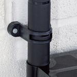 Casa si Gradina - Mobilier - Biblioteci si rafturi - Rafturi - Raft de depozitare cu 4 polite, negru, 61x30,5x130 cm, plastic - Infinity.ro