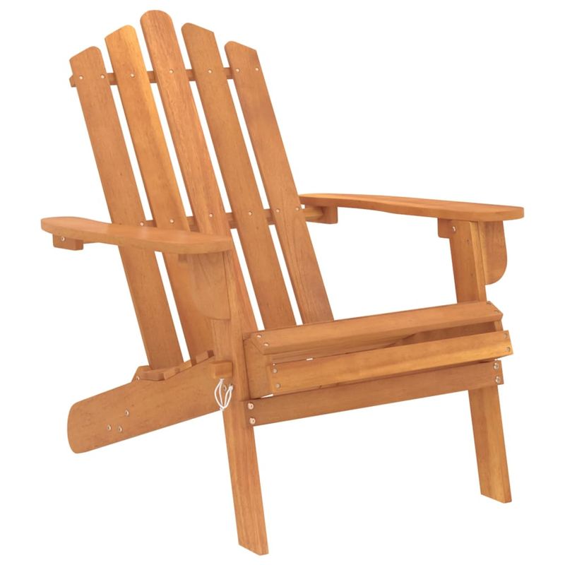 Casa si Gradina - Gradina si terasa - Mobilier exterior - Seturi mobila gradina - Set mobilier de gradina Adirondack, 3 piese, lemn masiv acacia, maro, model scaun, număr de articole 3 - Infinity.ro