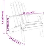 Casa si Gradina - Gradina si terasa - Mobilier exterior - Seturi mobila gradina - Set mobilier de gradina Adirondack, 3 piese, lemn masiv acacia, maro, model scaun, număr de articole 3 - Infinity.ro