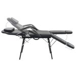 Ingrijire personala si Cosmetice - Sanatate si wellness - Articole wellness - Fotolii de masaj - Scaun tratament facial, piele artificiala, 185x78x76 cm, negru - Infinity.ro