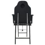 Ingrijire personala si Cosmetice - Sanatate si wellness - Articole wellness - Fotolii de masaj - Scaun tratament facial, piele artificiala, 185x78x76 cm, negru - Infinity.ro