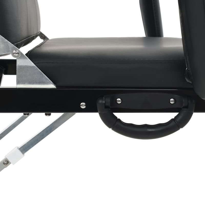 Ingrijire personala si Cosmetice - Sanatate si wellness - Articole wellness - Fotolii de masaj - Scaun tratament facial, piele artificiala, 185x78x76 cm, negru - Infinity.ro