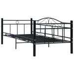 Casa si Gradina - Mobilier - Paturi si accesorii - Paturi - Cadru pat de zi, negru, 90x200 cm, metal - Infinity.ro